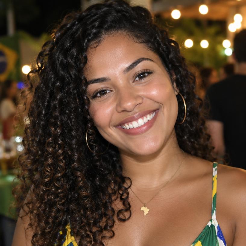 Foto de Jéssica Ferreira, cliente do Sítio Recanto do Guerreiro